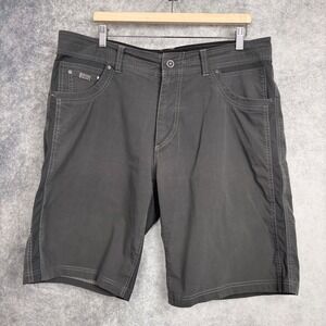 KUHL Men's Radikl Flat Front Lightweight Outdoor Hiking Gray Shorts‎ Size 38